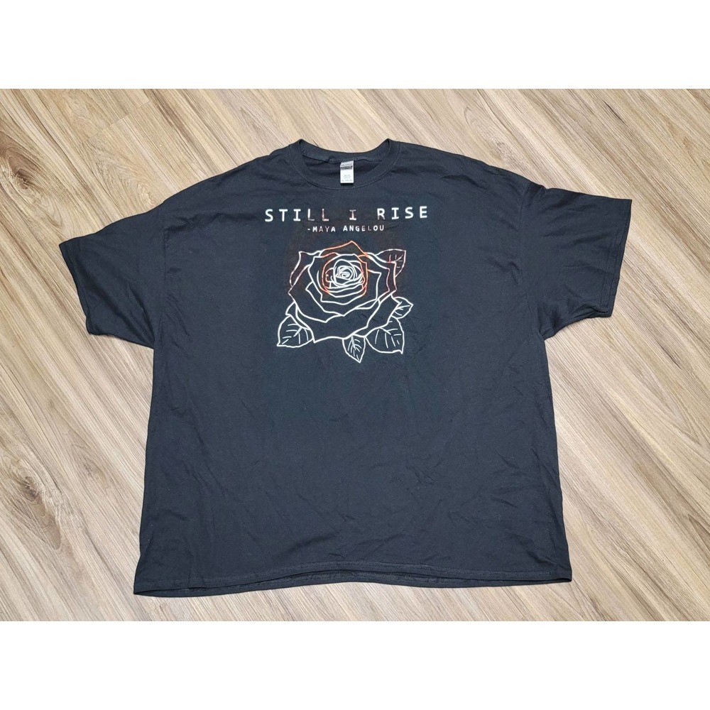 Maya Angelou Still I Rise Print T-shirt